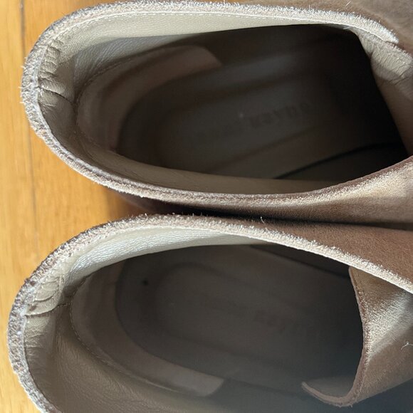 Jenni Kayne Desert Boots Tan Suede Lace Up Size 37 - Picture 11 of 11